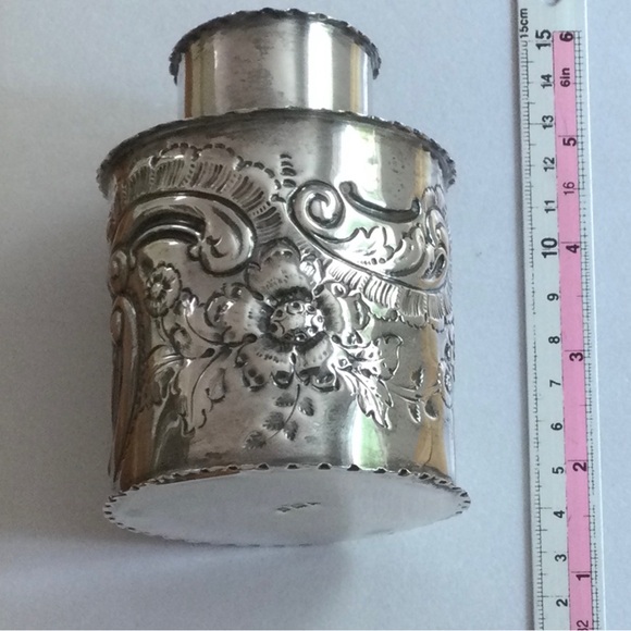 Deakin and Francis Antique Sterling Silver Tea Caddy 1903 - Picture 6 of 7